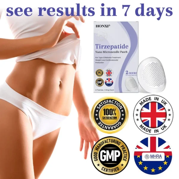 𝗛𝗼𝗻𝘅𝗶® 𝗡𝗜𝗗𝗗𝗞-𝗧𝗶𝗿𝘇𝗲𝗽𝗮𝘁𝗶𝗱𝗲 𝗡𝗮𝗻𝗼 𝗠𝗶𝗰𝗿𝗼𝗻𝗲𝗲𝗱𝗹𝗲 𝗣𝗮𝘁𝗰𝗵