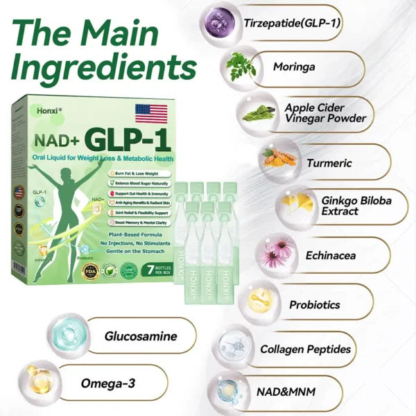 Honxi® | 𝑶𝒇𝒇𝒊𝒄𝒊𝒂𝒍 𝑺𝒕𝒐𝒓𝒆 NAD+ GLP-1 Oral Liquid for Weight Loss & Metabolic Health  (𝐉𝐮𝐬𝐭 𝐨𝐧𝐜𝐞 𝐚 𝐝𝐚𝐲, 𝐯𝐢𝐬𝐢𝐛𝐥𝐞 𝐜𝐡𝐚𝐧𝐠𝐞𝐬 𝐢𝐧 𝟕 𝐝𝐚𝐲𝐬） ✅ 𝐅𝐨𝐫 𝐨𝐛𝐞𝐬𝐢𝐭𝐲, 𝐜𝐚𝐫𝐝𝐢𝐨𝐯𝐚𝐬𝐜𝐮𝐥𝐚𝐫 𝐡𝐞𝐚𝐥𝐭𝐡, 𝐝𝐢𝐚𝐛𝐞𝐭𝐞𝐬, 𝐬𝐥𝐞𝐞𝐩 𝐚𝐩𝐧𝐞𝐚, 𝐆𝐮𝐭 𝐇𝐞𝐚𝐥𝐭𝐡, 𝐣𝐨𝐢𝐧𝐭 𝐢𝐬𝐬𝐮𝐞𝐬, 𝐚𝐧𝐝 𝐦𝐨𝐫𝐞