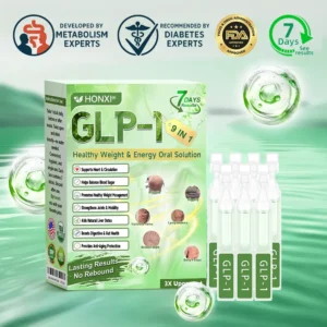 💖𝘾𝙑𝙎'𝙨 𝙊𝙣𝙡𝙞𝙣𝙚💖Honxi® GLP-1 9-in-1 Weight Management Liquid | GLP-1 Activator for Appetite Control, Fat Burn & Metabolic Support | With Berberine, NAD+, Green Tea & Probiotics | 7-Day Ampoule Pack
