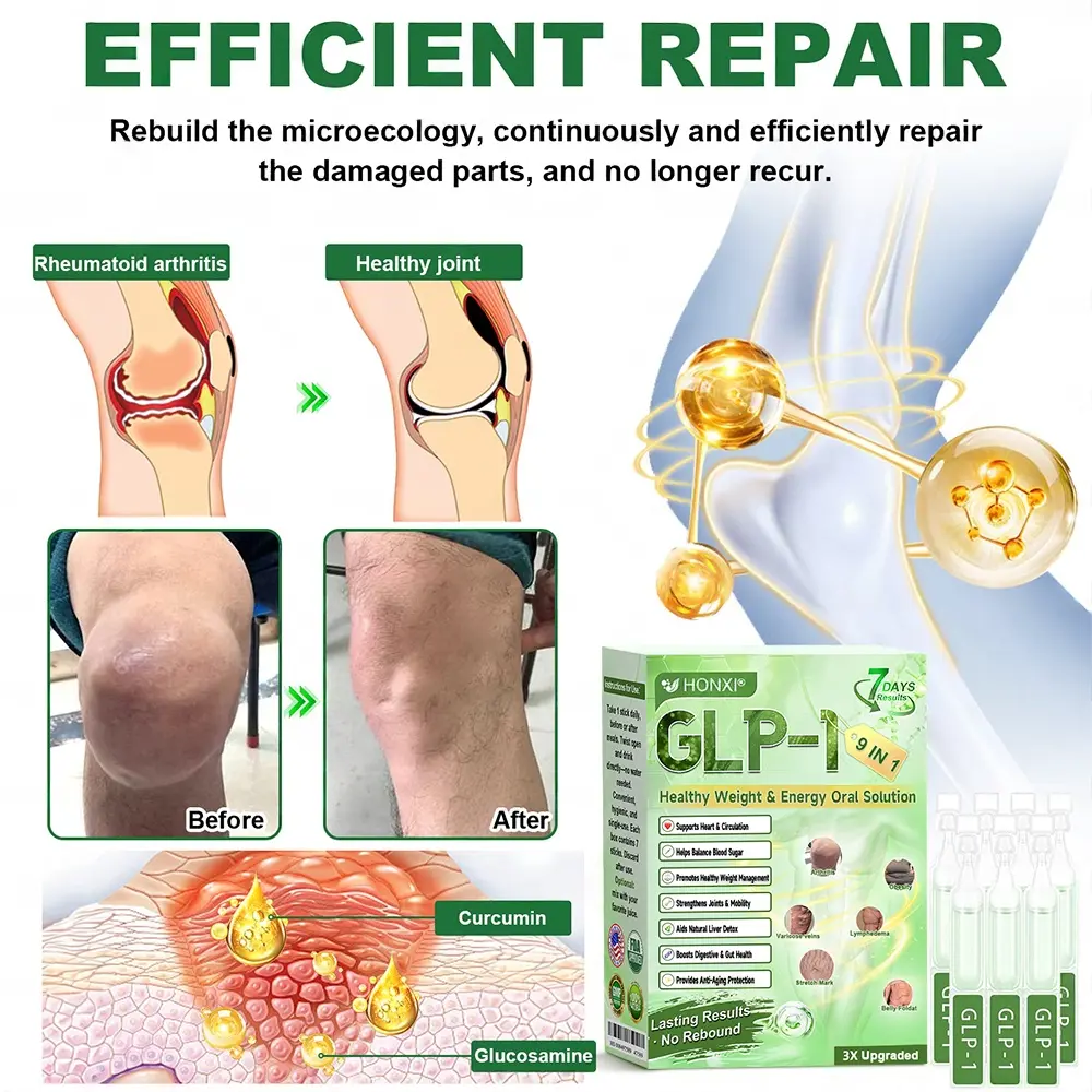 💖𝘾𝙑𝙎'𝙨 𝙊𝙣𝙡𝙞𝙣𝙚💖Honxi® GLP-1 9-in-1 Weight Management Liquid | GLP-1 Activator for Appetite Control, Fat Burn & Metabolic Support | With Berberine, NAD+, Green Tea & Probiotics | 7-Day Ampoule Pack