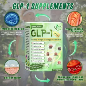 💖𝘾𝙑𝙎'𝙨 𝙊𝙣𝙡𝙞𝙣𝙚💖Honxi® GLP-1 9-in-1 Weight Management Liquid | GLP-1 Activator for Appetite Control, Fat Burn & Metabolic Support | With Berberine, NAD+, Green Tea & Probiotics | 7-Day Ampoule Pack