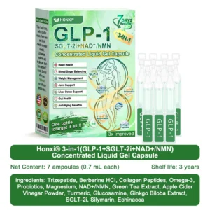 GNC Online | Honxi® 3-in-1(GLP-1+SGLT-2i+NAD⁺/NMN) Slim & Healthy Oral Solution ✅ 𝗦𝘂𝗽𝗽𝗼𝗿𝘁𝘀 𝗼𝗯𝗲𝘀𝗶𝘁𝘆, 𝗰𝗮𝗿𝗱𝗶𝗼𝘃𝗮𝘀𝗰𝘂𝗹𝗮𝗿 𝗵𝗲𝗮𝗹𝘁𝗵, 𝗱𝗶𝗮𝗯𝗲𝘁𝗲𝘀, 𝘀𝗹𝗲𝗲𝗽 𝗮𝗽𝗻𝗲𝗮, 𝗴𝘂𝘁 𝗵𝗲𝗮𝗹𝘁𝗵, 𝗷𝗼𝗶𝗻𝘁 𝗶𝘀𝘀𝘂𝗲𝘀, 𝐰𝐡𝐢𝐥𝐞 𝐚𝐥𝐬𝐨 𝐟𝐢𝐫𝐦𝐢𝐧𝐠 𝐭𝐡𝐞 𝐬𝐤𝐢𝐧 𝐚𝐧𝐝 𝐛𝐨𝐨𝐬𝐭𝐢𝐧𝐠 𝐞𝐧𝐞𝐫𝐠𝐲.