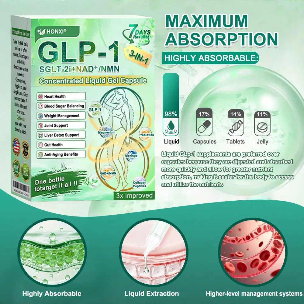 GNC Online | Honxi® 3-in-1(GLP-1+SGLT-2i+NAD⁺/NMN) Slim & Healthy Oral Solution ✅ 𝗦𝘂𝗽𝗽𝗼𝗿𝘁𝘀 𝗼𝗯𝗲𝘀𝗶𝘁𝘆, 𝗰𝗮𝗿𝗱𝗶𝗼𝘃𝗮𝘀𝗰𝘂𝗹𝗮𝗿 𝗵𝗲𝗮𝗹𝘁𝗵, 𝗱𝗶𝗮𝗯𝗲𝘁𝗲𝘀, 𝘀𝗹𝗲𝗲𝗽 𝗮𝗽𝗻𝗲𝗮, 𝗴𝘂𝘁 𝗵𝗲𝗮𝗹𝘁𝗵, 𝗷𝗼𝗶𝗻𝘁 𝗶𝘀𝘀𝘂𝗲𝘀, 𝐰𝐡𝐢𝐥𝐞 𝐚𝐥𝐬𝐨 𝐟𝐢𝐫𝐦𝐢𝐧𝐠 𝐭𝐡𝐞 𝐬𝐤𝐢𝐧 𝐚𝐧𝐝 𝐛𝐨𝐨𝐬𝐭𝐢𝐧𝐠 𝐞𝐧𝐞𝐫𝐠𝐲.