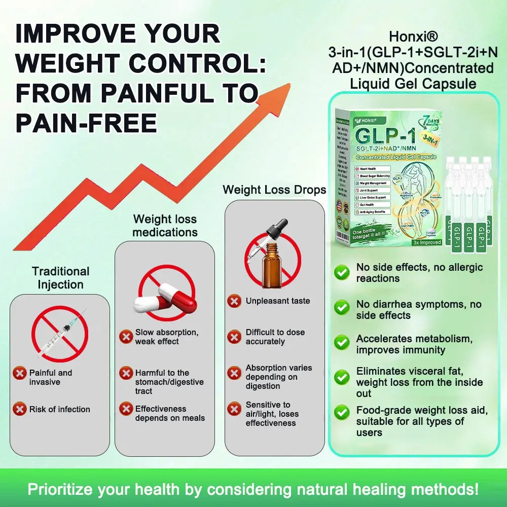 GNC Online | Honxi® 3-in-1(GLP-1+SGLT-2i+NAD⁺/NMN) Slim & Healthy Oral Solution ✅ 𝗦𝘂𝗽𝗽𝗼𝗿𝘁𝘀 𝗼𝗯𝗲𝘀𝗶𝘁𝘆, 𝗰𝗮𝗿𝗱𝗶𝗼𝘃𝗮𝘀𝗰𝘂𝗹𝗮𝗿 𝗵𝗲𝗮𝗹𝘁𝗵, 𝗱𝗶𝗮𝗯𝗲𝘁𝗲𝘀, 𝘀𝗹𝗲𝗲𝗽 𝗮𝗽𝗻𝗲𝗮, 𝗴𝘂𝘁 𝗵𝗲𝗮𝗹𝘁𝗵, 𝗷𝗼𝗶𝗻𝘁 𝗶𝘀𝘀𝘂𝗲𝘀, 𝐰𝐡𝐢𝐥𝐞 𝐚𝐥𝐬𝐨 𝐟𝐢𝐫𝐦𝐢𝐧𝐠 𝐭𝐡𝐞 𝐬𝐤𝐢𝐧 𝐚𝐧𝐝 𝐛𝐨𝐨𝐬𝐭𝐢𝐧𝐠 𝐞𝐧𝐞𝐫𝐠𝐲.