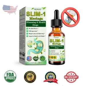 Honxi® 👩‍⚕️SLIM-1 Moringa Slimming & Health Drops( Food-grade fat burner – Developed by The Obesity Society)